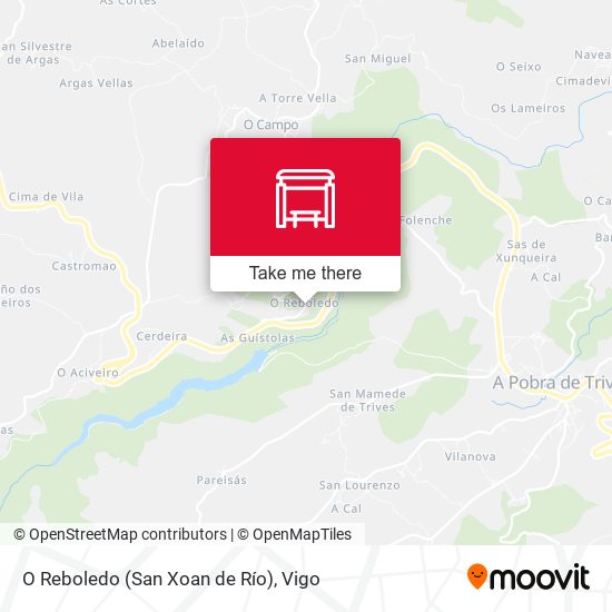 O Reboledo (San Xoan de Río) map