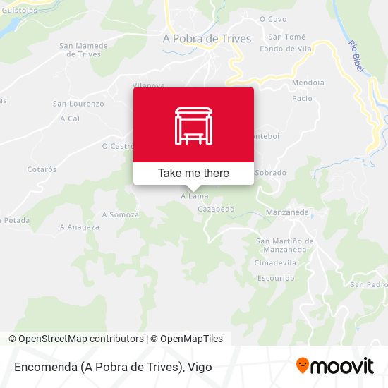 Encomenda (A Pobra de Trives) map