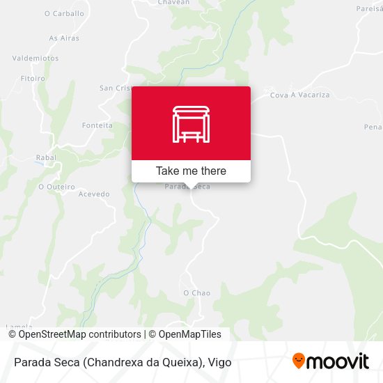 Parada Seca (Chandrexa da Queixa) map