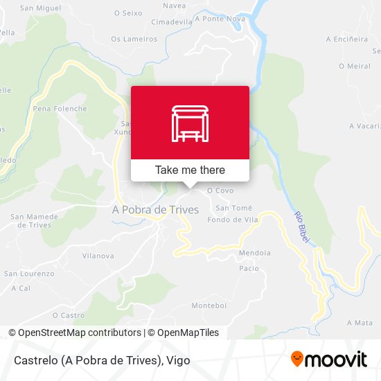 Castrelo (A Pobra de Trives) map