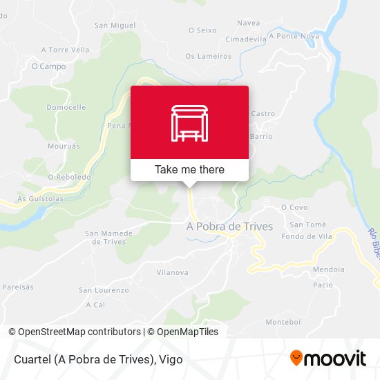 Cuartel (A Pobra de Trives) map