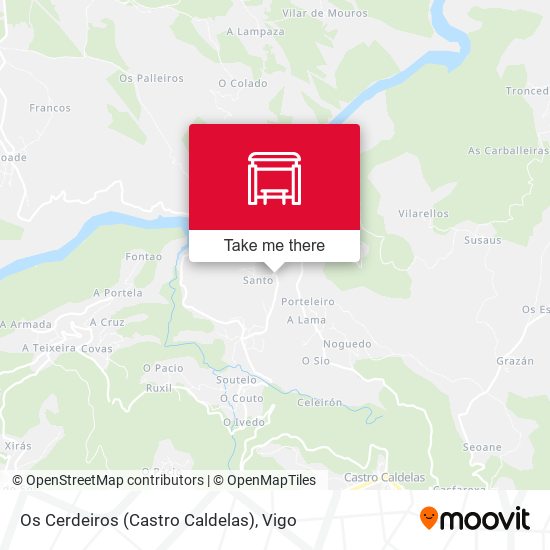 Os Cerdeiros (Castro Caldelas) map