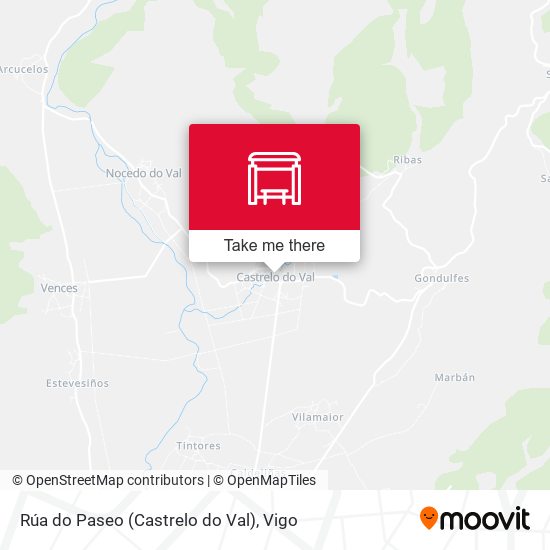 Rúa do Paseo (Castrelo do Val) map