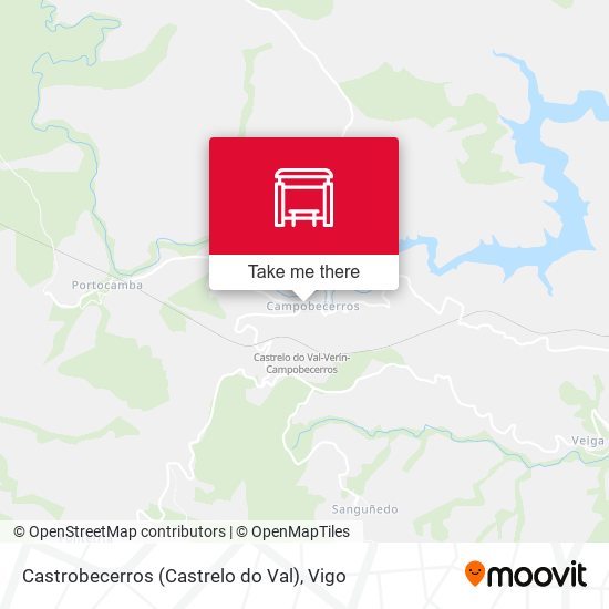 Castrobecerros (Castrelo do Val) map