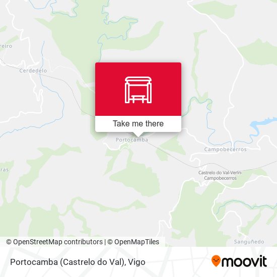 Portocamba (Castrelo do Val) map