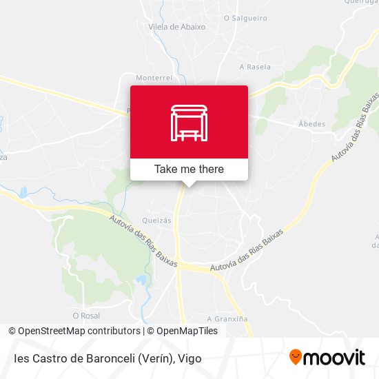 Ies Castro de Baronceli (Verín) map