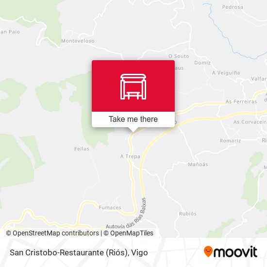 San Cristobo-Restaurante (Riós) map