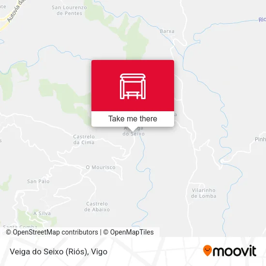 Veiga do Seixo (Riós) map