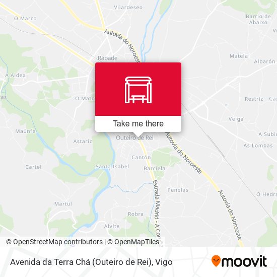 Avenida da Terra Chá (Outeiro de Rei) map