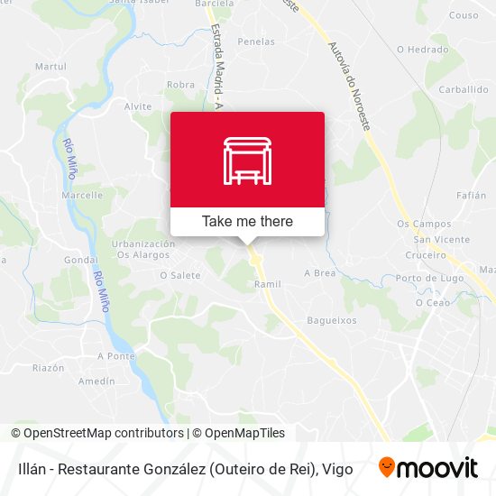 Illán - Restaurante González (Outeiro de Rei) map