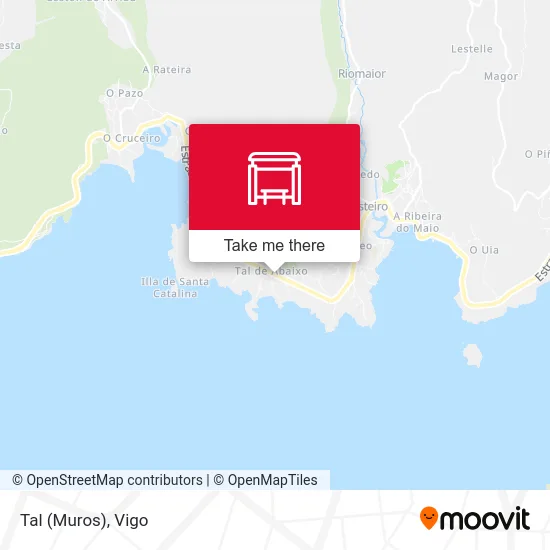 Tal (Muros) map