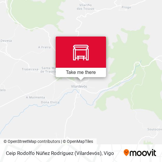 Ceip Rodolfo Núñez Rodríguez (Vilardevós) map