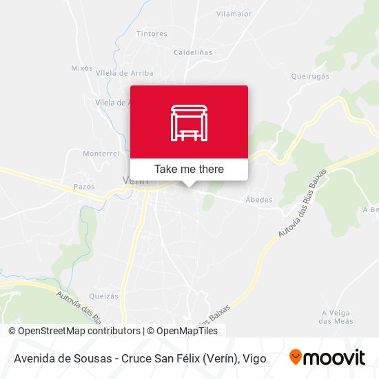 Avenida de Sousas - Cruce San Félix (Verín) map