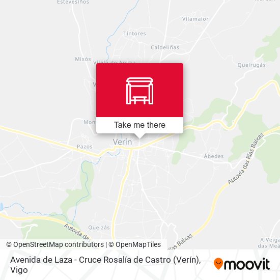 Avenida de Laza - Cruce Rosalía de Castro (Verín) map