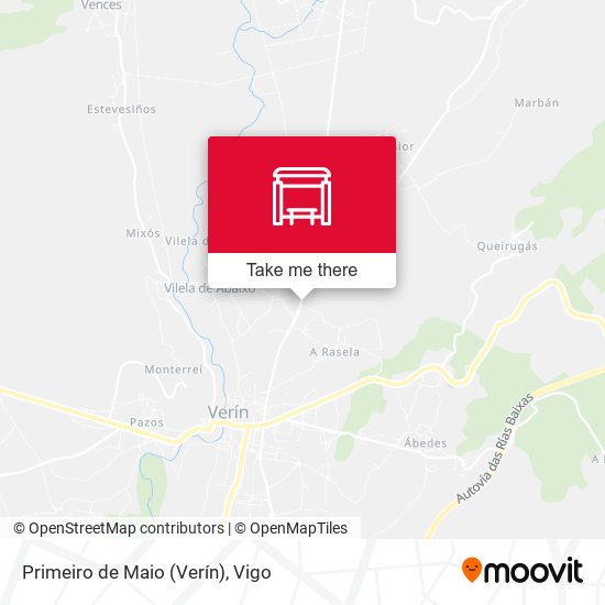 Primeiro de Maio (Verín) map
