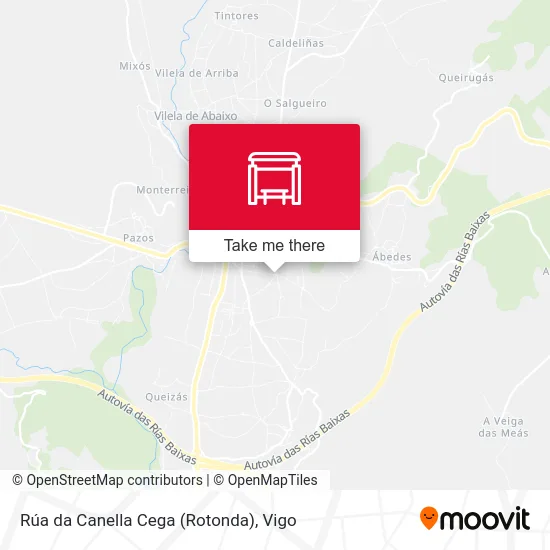 Rúa da Canella Cega (Rotonda) map