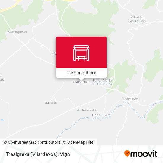 Trasigrexa (Vilardevós) map