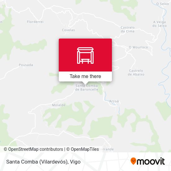 Santa Comba (Vilardevós) map