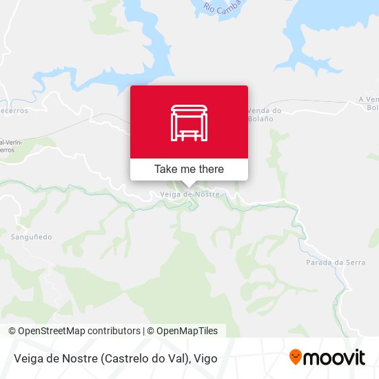 Veiga de Nostre (Castrelo do Val) map