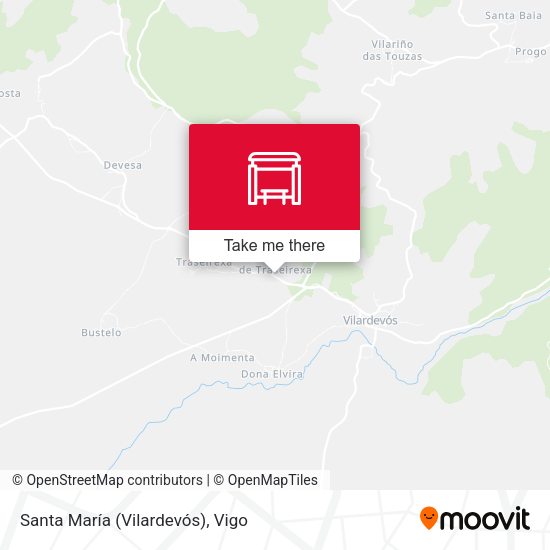 Santa María (Vilardevós) map