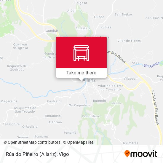 Rúa do Piñeiro (Allariz) map