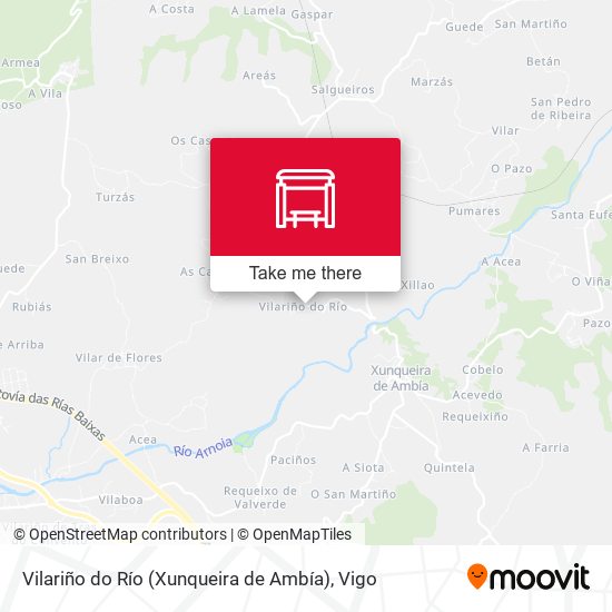 Vilariño do Río (Xunqueira de Ambía) map
