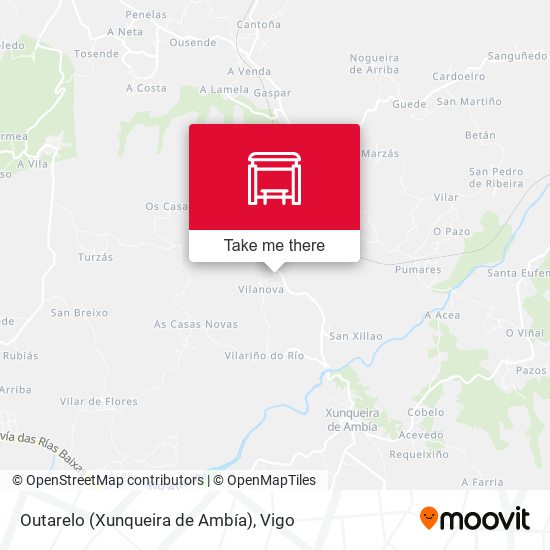 Outarelo (Xunqueira de Ambía) map