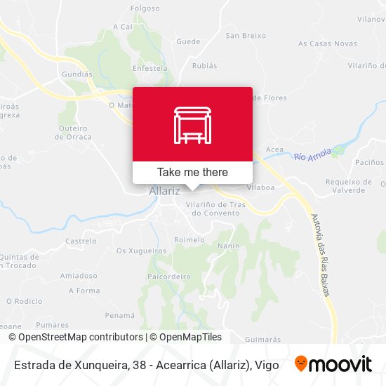 Estrada de Xunqueira, 38 - Acearrica (Allariz) map