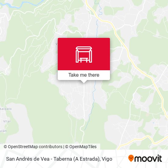 San Andrés de Vea - Taberna (A Estrada) map