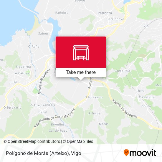 Polígono de Morás (Arteixo) map