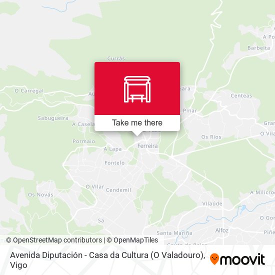 Avenida Diputación - Casa da Cultura (O Valadouro) map