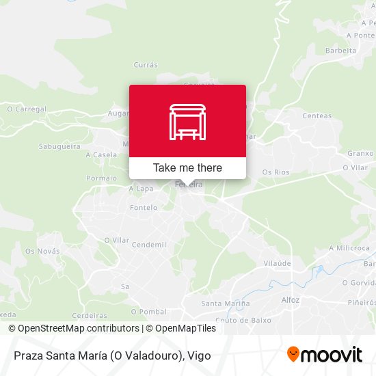 Praza Santa María (O Valadouro) map
