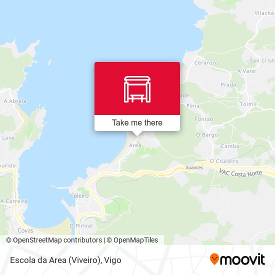 Escola da Area (Viveiro) map