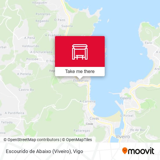 Escourido de Abaixo (Viveiro) map