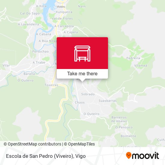 Escola de San Pedro (Viveiro) map