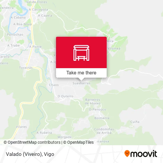 Valado (Viveiro) map