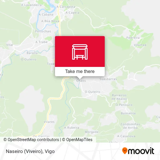 Naseiro (Viveiro) map
