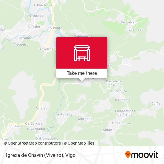 Igrexa de Chavín (Viveiro) map