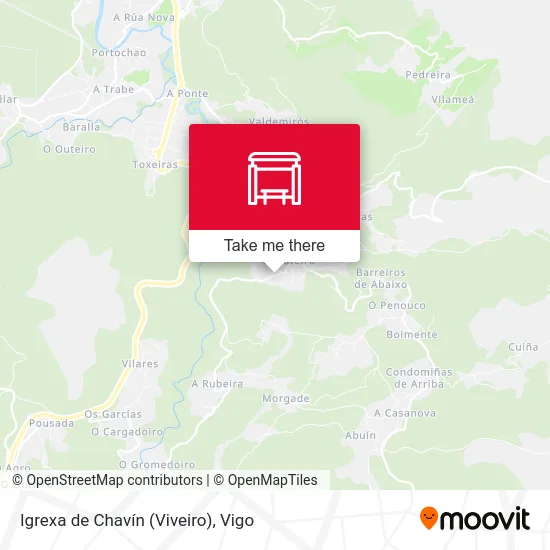 Igrexa de Chavín (Viveiro) map
