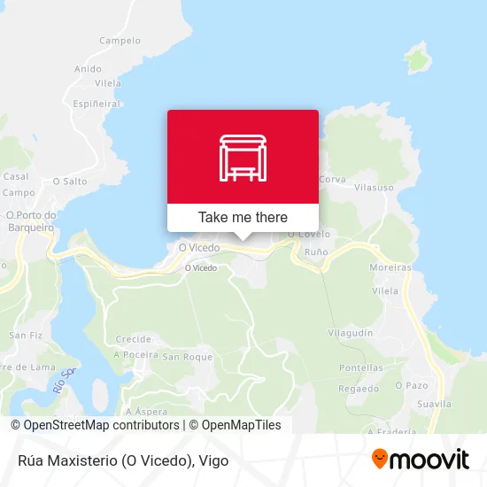 Rúa Maxisterio (O Vicedo) map