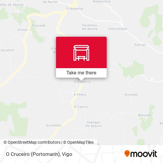 O Cruceiro (Portomarín) map