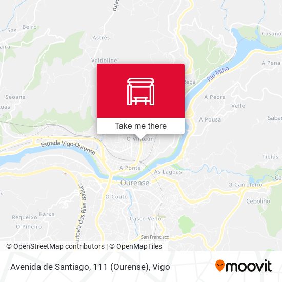 Avenida de Santiago, 111 (Ourense) map