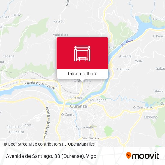 Avenida de Santiago, 88 (Ourense) map