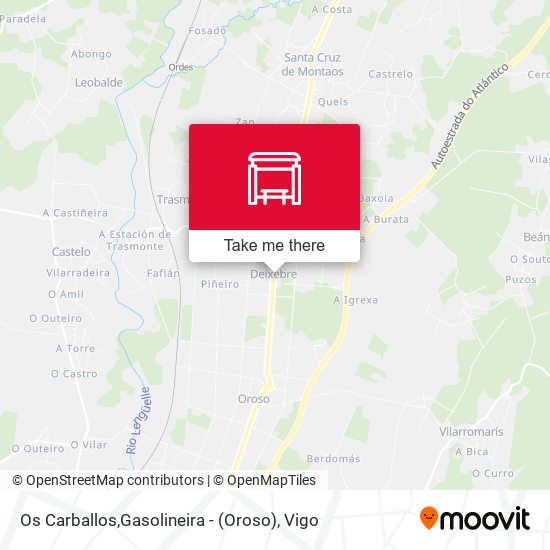 Os Carballos,Gasolineira - (Oroso) map