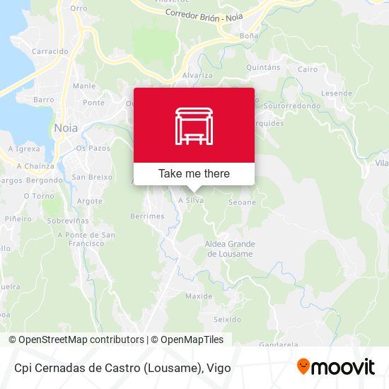 Cpi Cernadas de Castro (Lousame) map