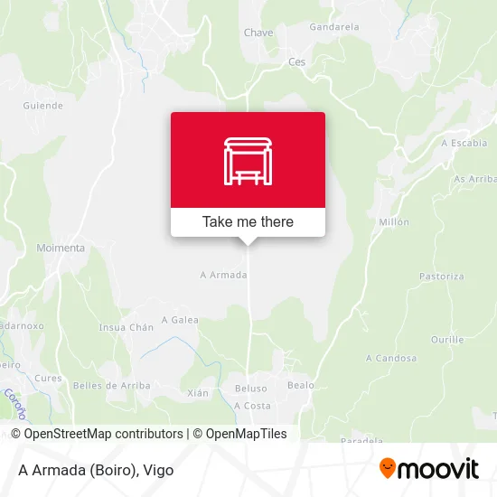 A Armada (Boiro) map