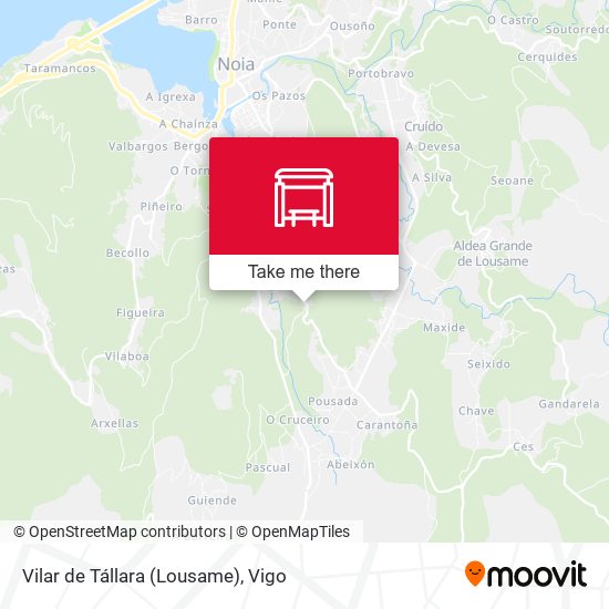 Vilar de Tállara (Lousame) map