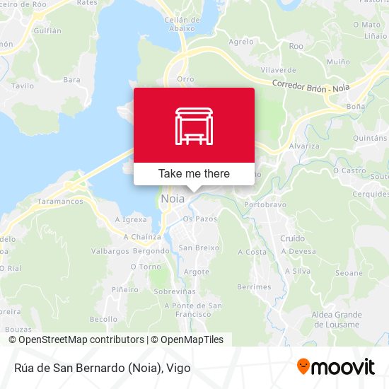 Rúa de San Bernardo (Noia) map