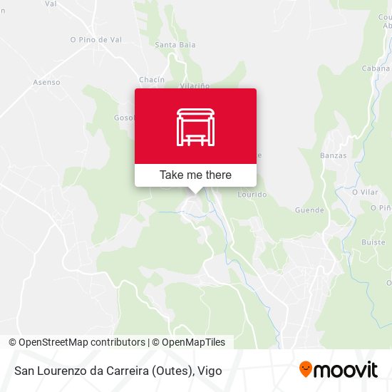 San Lourenzo da Carreira (Outes) map