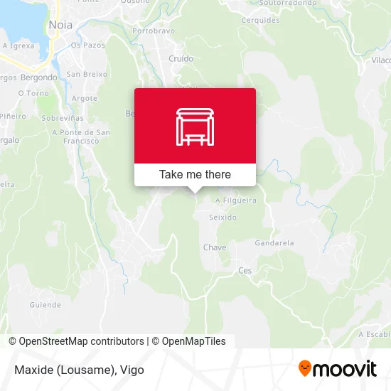 Maxide (Lousame) map